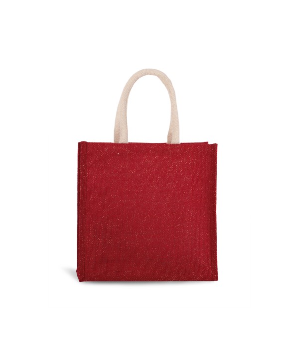 KIMOOD Jutetasche im Cabas-Stil Groß Tote Bags personalisierbar