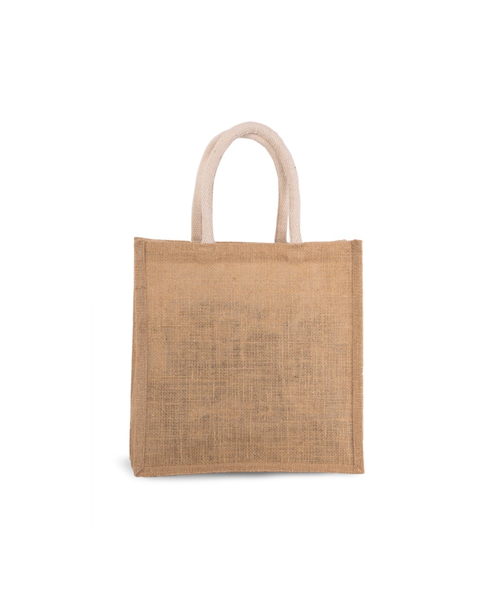 KIMOOD Jutetasche im Cabas-Stil Groß Tote Bags personalisierbar