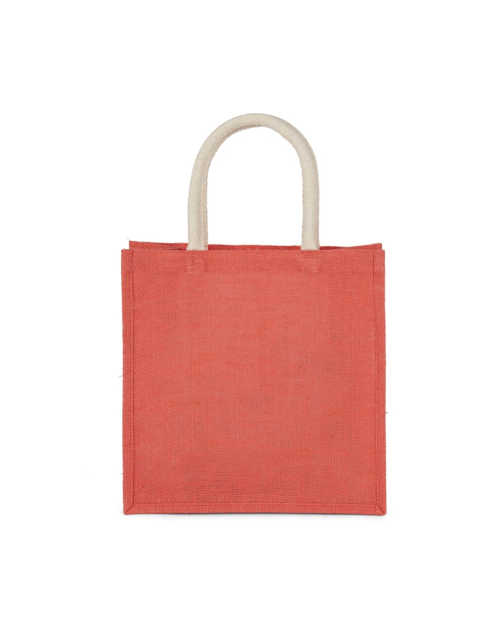 Tote bags KIMOOD Shopper van jutecanvas - groot model voor bedrukking &amp; borduring