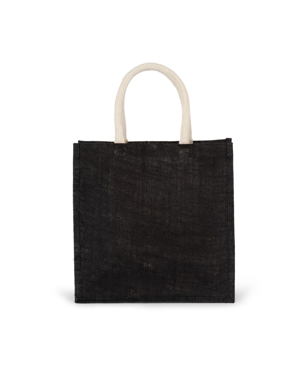 Tote bags KIMOOD Shopper van jutecanvas - groot model voor bedrukking &amp; borduring
