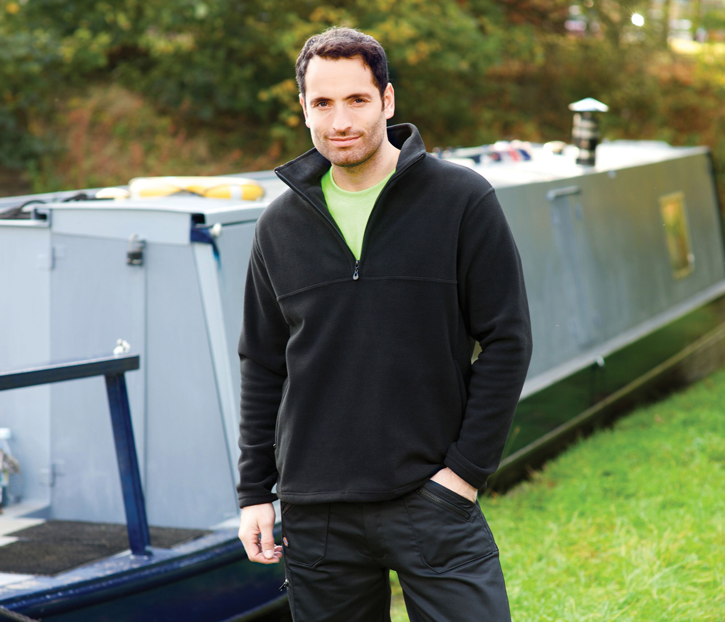 Polar Fleeces STARWORLD ZIP NECK FLEECE voor bedrukking &amp; borduring