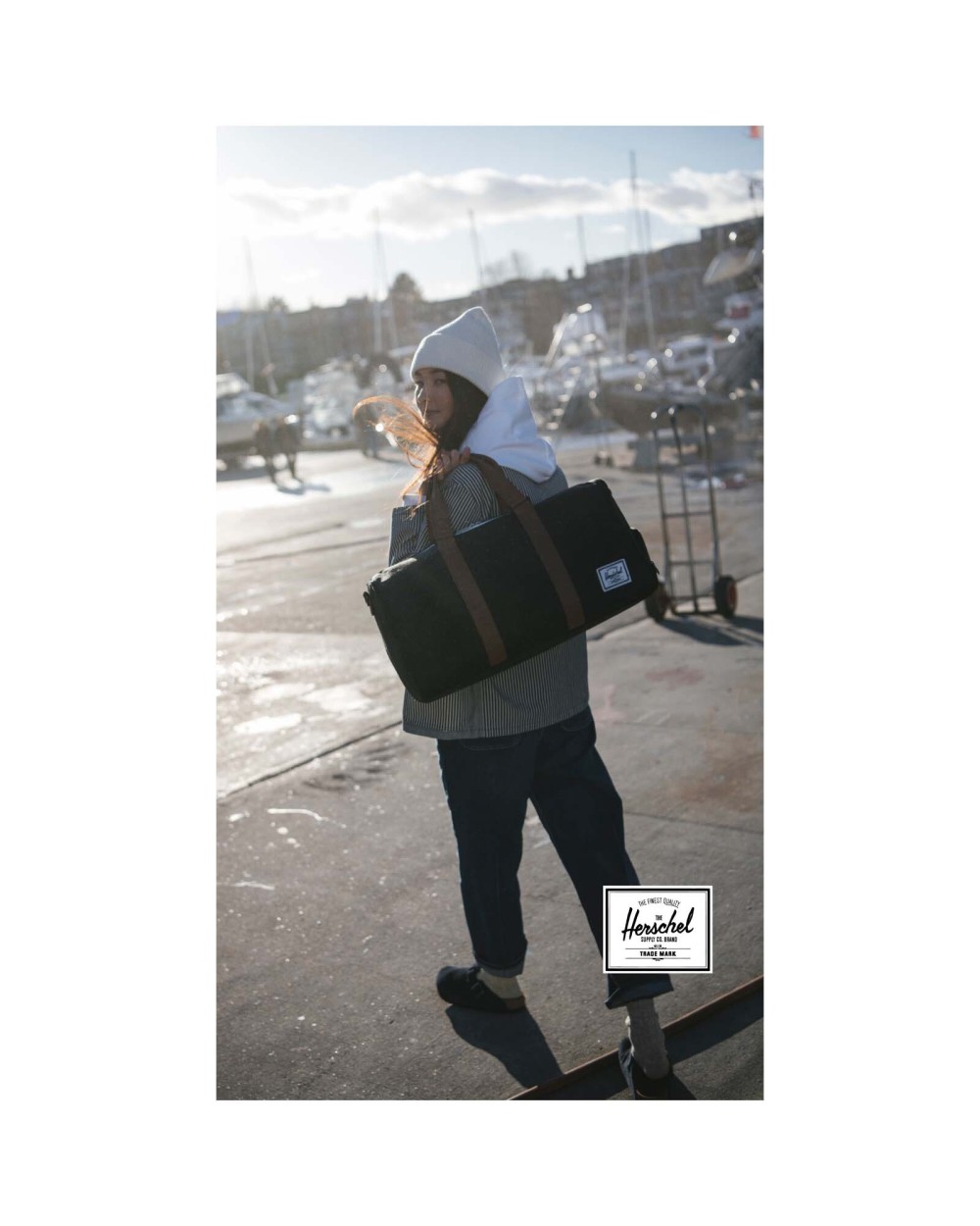 Tassen & Zakken HERSCHEL Herschel Novel™  gerecyclede reistas 43 l voor bedrukking &amp; borduring