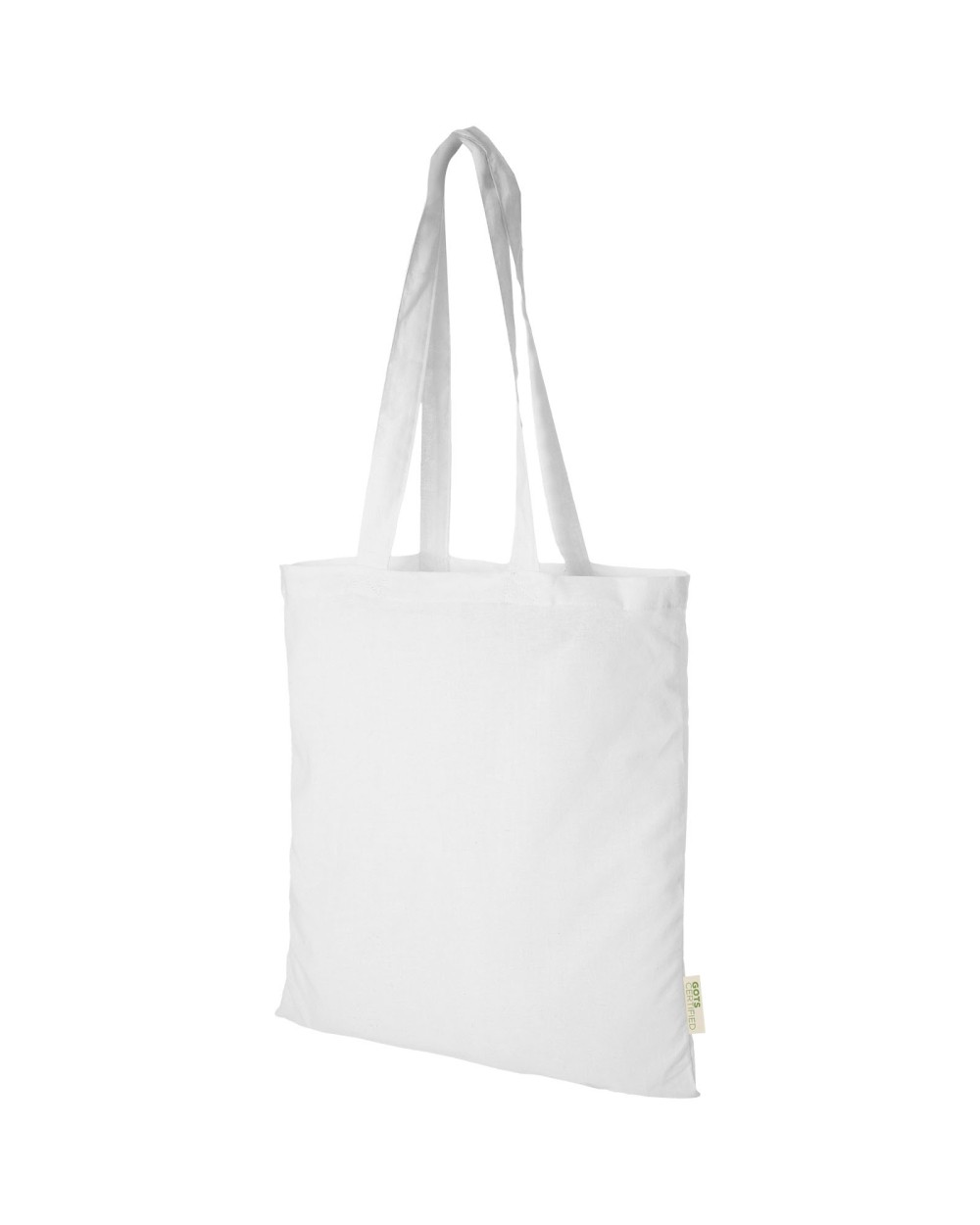 Tote bags 4DO Orissa organisch katoenen draagtas van 140 g/m² 7L  voor bedrukking &amp; borduring