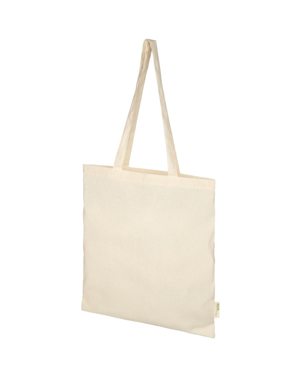 Tote bags 4DO Orissa organisch katoenen draagtas van 140 g/m² 7L  voor bedrukking &amp; borduring