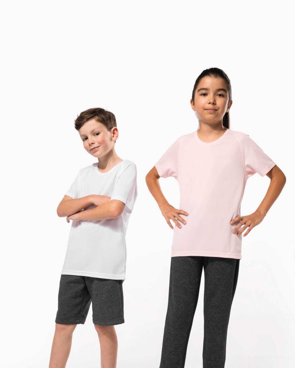 PROACT Kinder Basic Sport Funktionsshirt Kurzarm T-Shirts personalisierbar
