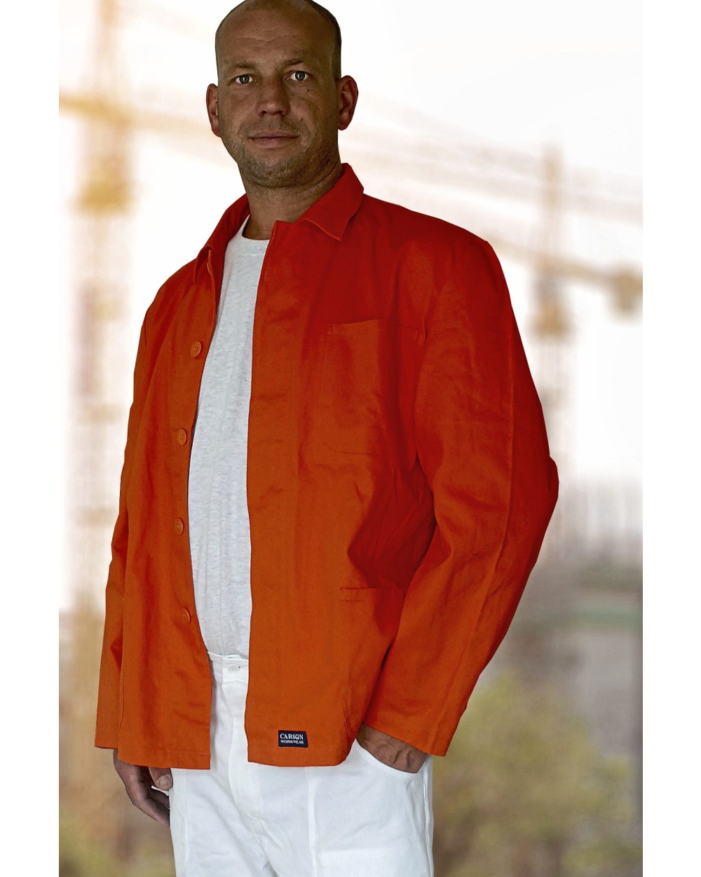 Jassen CARSON Classic Long Work Jacket voor bedrukking &amp; borduring