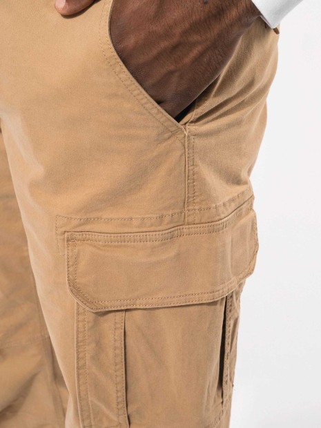 Pantalons à personnaliser KARIBAN Pantalon multipoches homme 