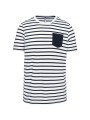 KARIBAN T-shirt rayé marin avec poche manches courtes homme /api/colors/ca65086d-7892-42a6-b871-d99cb94664fc personnalisable