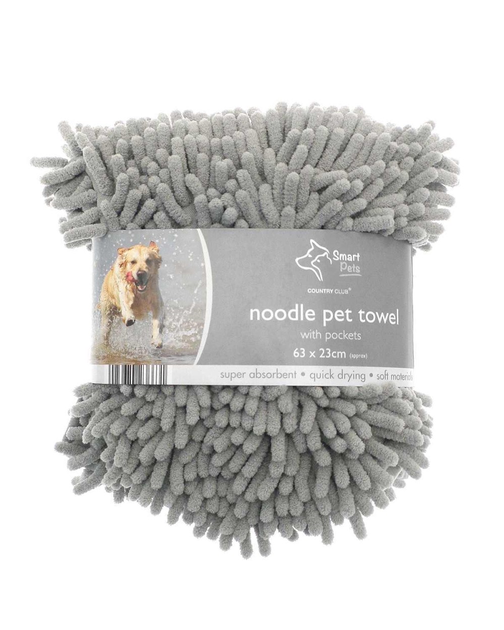 Bad artikelen HOME & LIVING Noodle pet towel voor bedrukking &amp; borduring