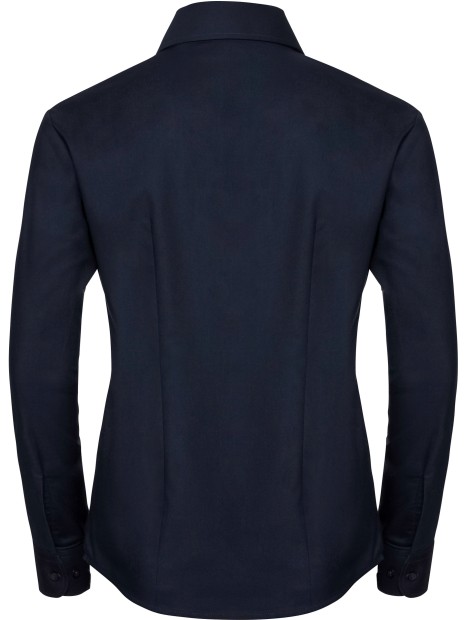 RUSSELL Chemise femme manches longues Oxford /api/colors/f616174a-642e-417a-958d-f6fb41267ae9 personnalisable