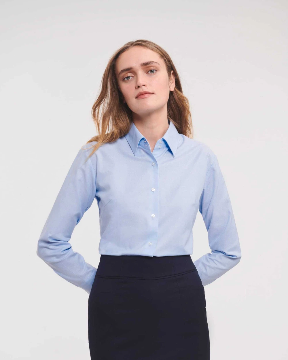 Chemises personnalisable RUSSELL Chemise femme manches longues Oxford