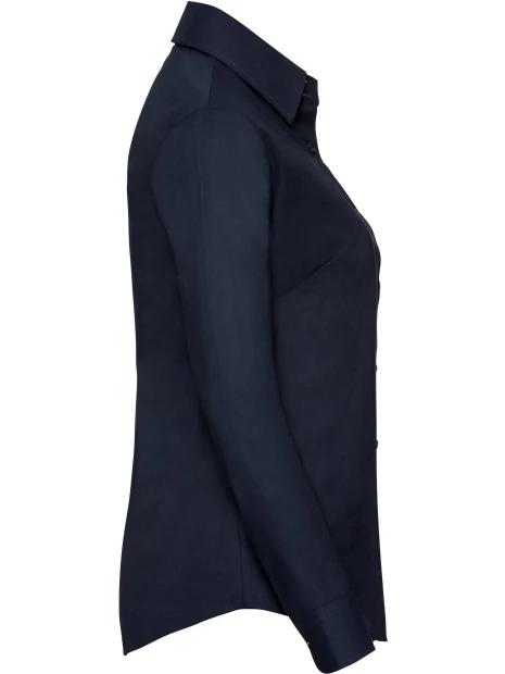 RUSSELL Chemise femme manches longues Oxford /api/colors/f616174a-642e-417a-958d-f6fb41267ae9 personnalisable