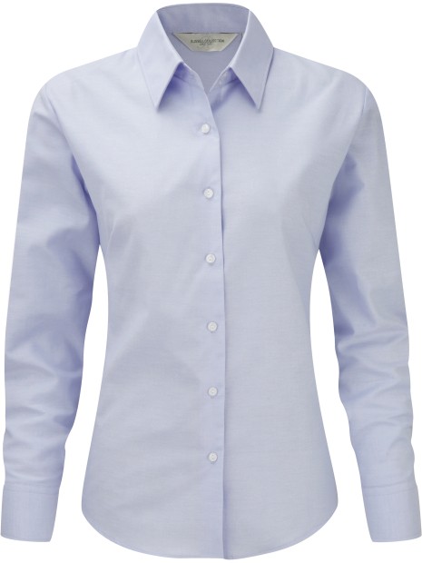 RUSSELL Chemise femme manches longues Oxford /api/colors/47da2a7d-af26-4e06-98f3-390f4bc89c64 personnalisable