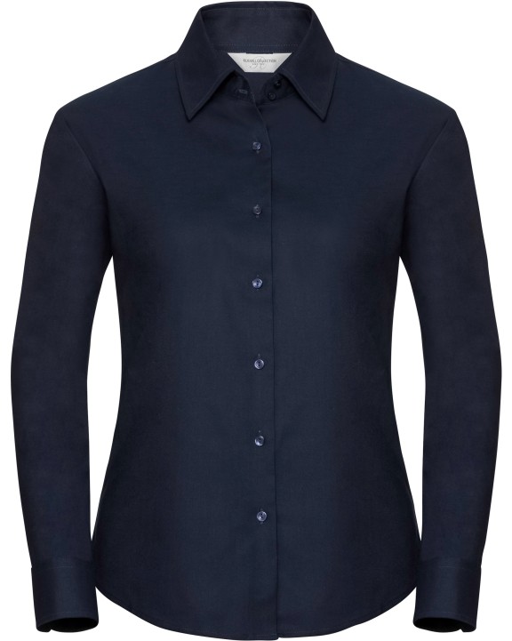 RUSSELL Ladies' Long Sleeve Easy Care Oxford Shirt Hemden personalisierbar