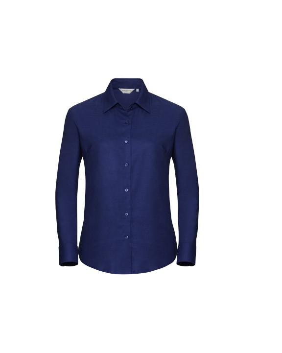 RUSSELL Ladies' Long Sleeve Easy Care Oxford Shirt Hemden personalisierbar