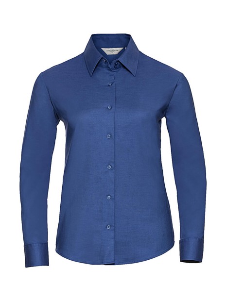 RUSSELL Chemise femme manches longues Oxford /api/colors/5dc44906-cc55-40da-a4bd-f217e97024da personnalisable