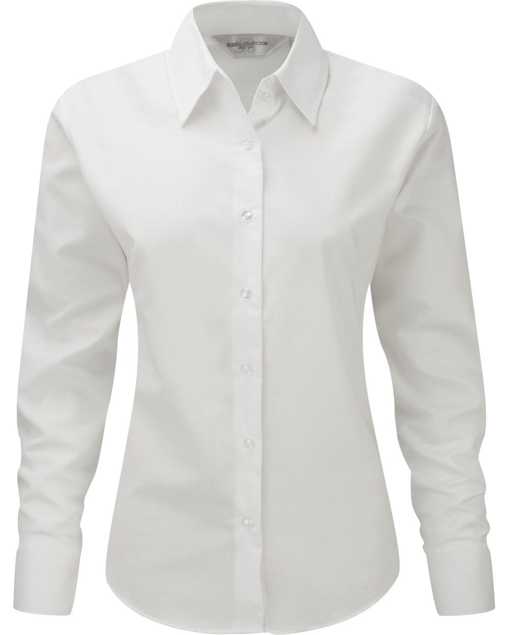 Hemden RUSSELL Ladies' Long Sleeve Easy Care Oxford Shirt voor bedrukking &amp; borduring