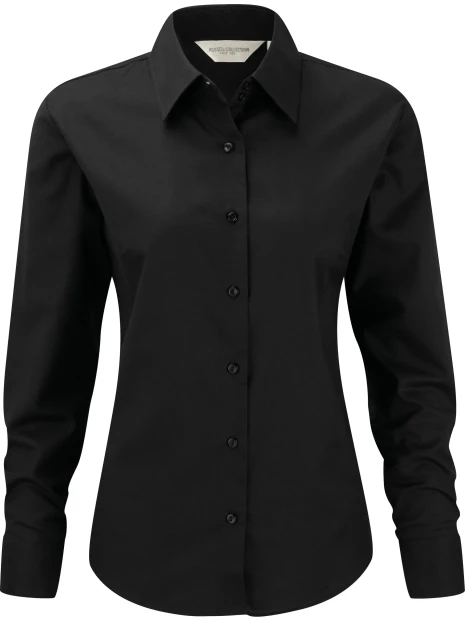RUSSELL Chemise femme manches longues Oxford /api/colors/b9fdad4a-5e94-45cb-8c03-c08b349b28c3 personnalisable