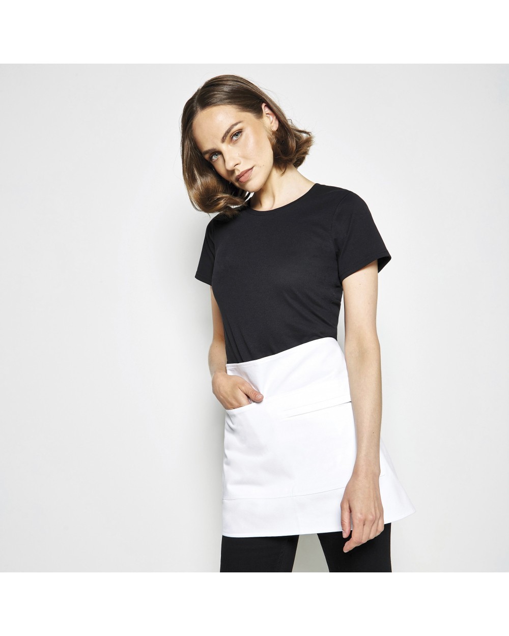 Schorten KUSTOM KIT Bar Apron Short voor bedrukking &amp; borduring