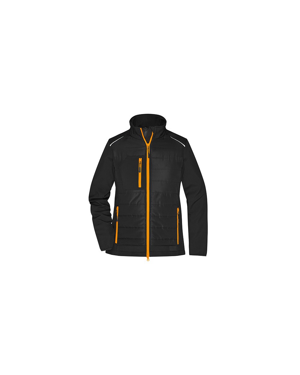 Jassen JAMES & NICHOLSON Ladies' Hybrid Jacket voor bedrukking &amp; borduring