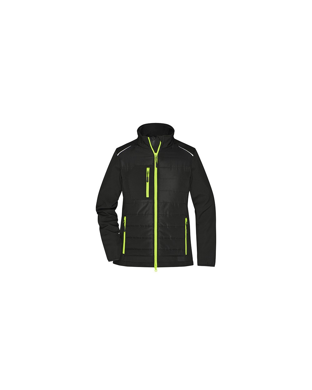 JAMES & NICHOLSON Ladies' Hybrid Jacket Jacken personalisierbar