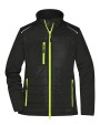 JAMES & NICHOLSON Ladies' Hybrid Jacket Jacken personalisierbar