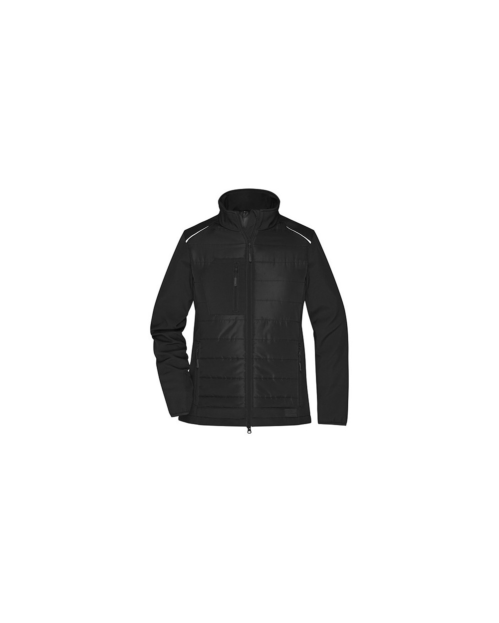 Jassen JAMES & NICHOLSON Ladies' Hybrid Jacket voor bedrukking &amp; borduring