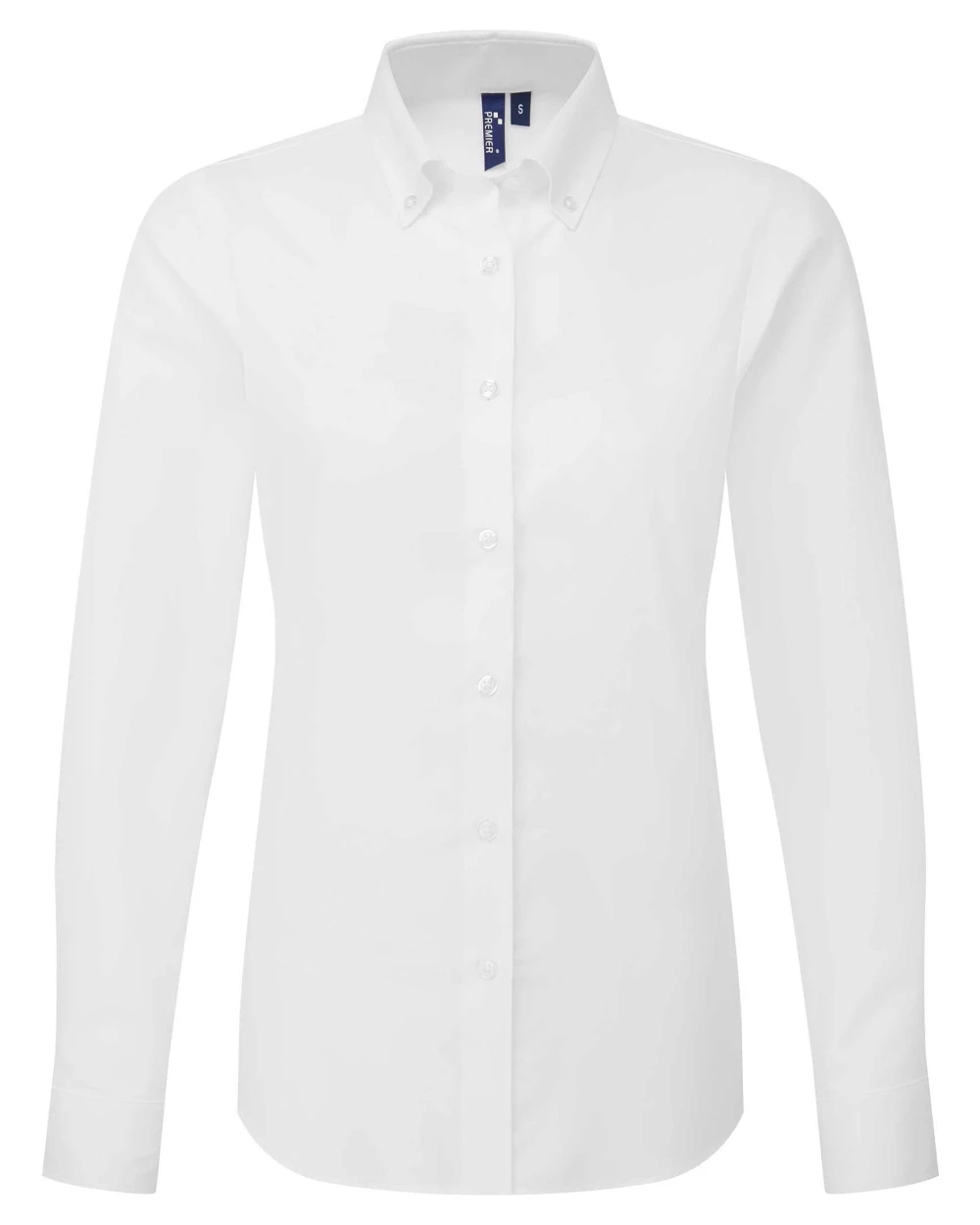 Hemden PREMIER Women's 'Supreme' Oxford long sleeve shirt voor bedrukking &amp; borduring