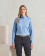 Hemden PREMIER Women's 'Supreme' Oxford long sleeve shirt voor bedrukking &amp; borduring