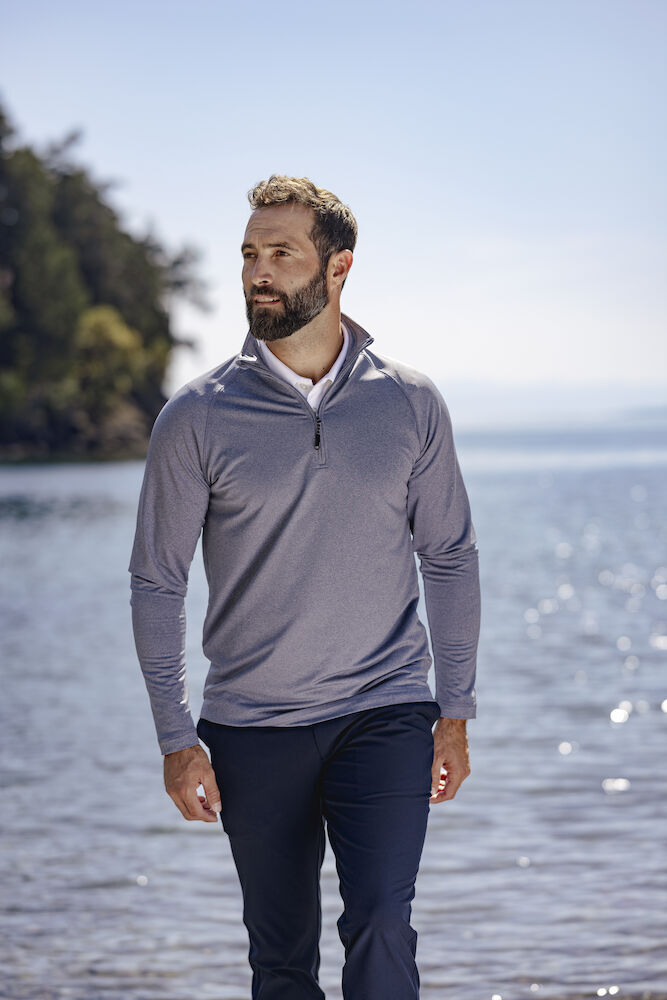 CUTTER & BUCK Coos Bay Half Zip Men´s Sweatshirts personalisierbar