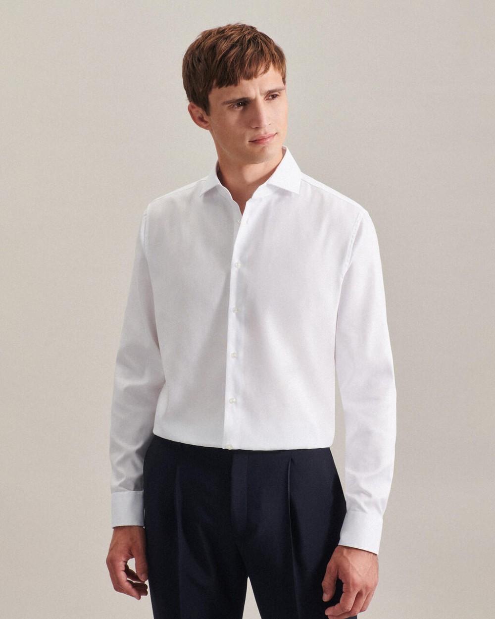 Chemises personnalisable SEIDENSTICKER Men`s Shirt Slim Fit Twill Longsleeve
