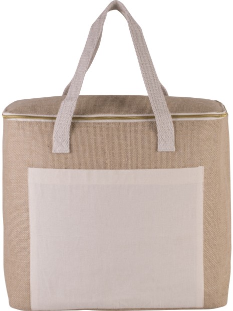 KIMOOD Sac isotherme en jute - grand modèle /api/colors/e4673c21-e8cb-492b-aa0c-b227b8618401 personnalisable
