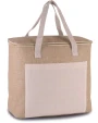 KIMOOD Große Kühltasche aus Jute Taschen personalisierbar