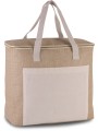 KIMOOD Sac isotherme en jute - grand modèle /api/colors/e4673c21-e8cb-492b-aa0c-b227b8618401 personnalisable