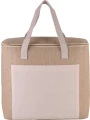 KIMOOD Sac isotherme en jute - grand modèle  personnalisable