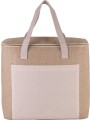 KIMOOD Sac isotherme en jute - grand modèle  personnalisable