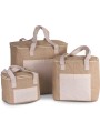 KIMOOD Sac isotherme en jute - grand modèle  personnalisable