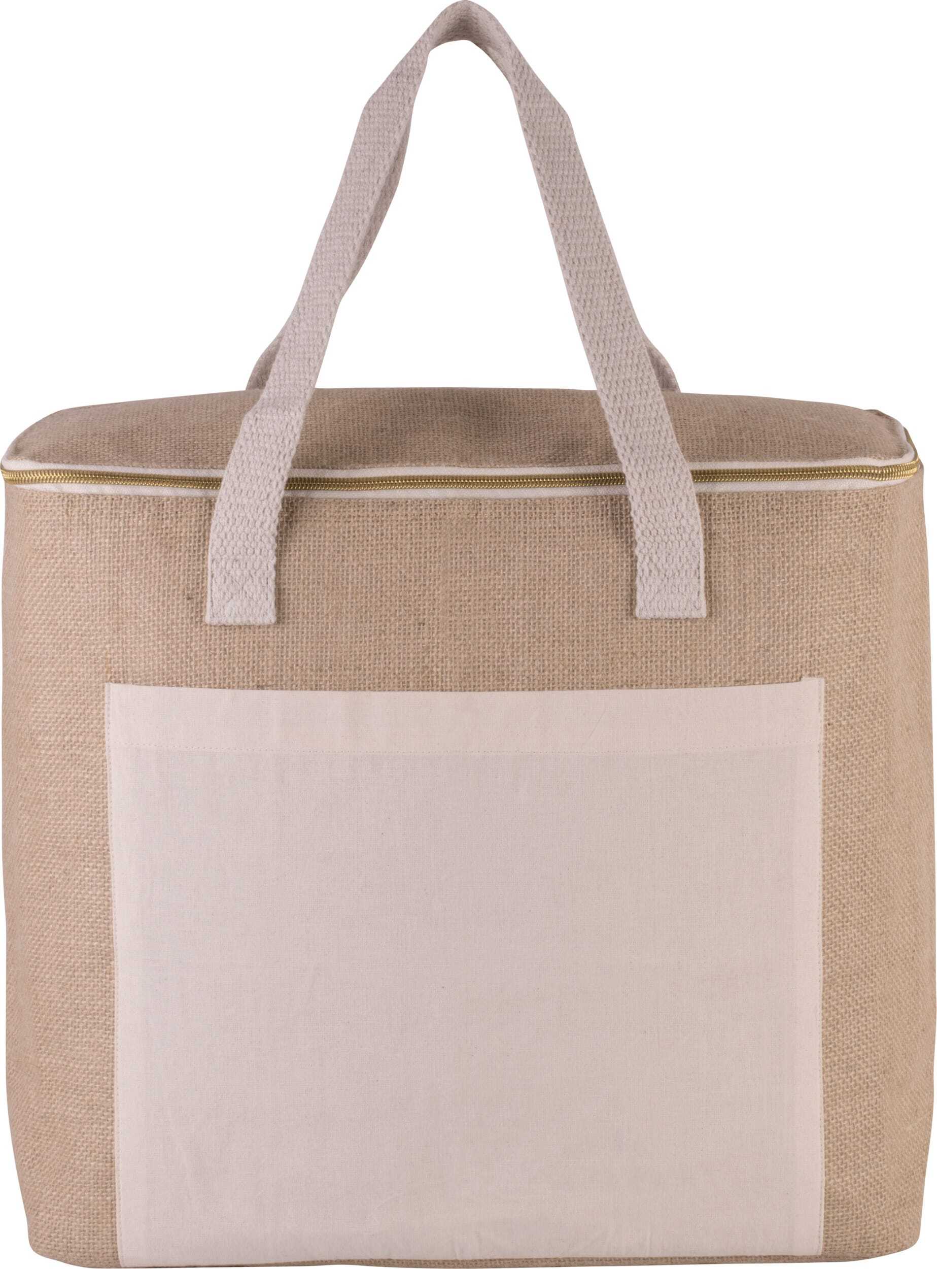 Sacs & Bagagerie personnalisable KIMOOD Sac isotherme en jute - grand modèle