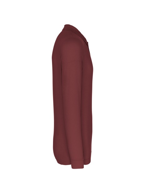 KARIBAN Polo piqué manches longues homme /api/colors/3f4410b9-f80f-412a-9aa8-9260cc84003d personnalisable