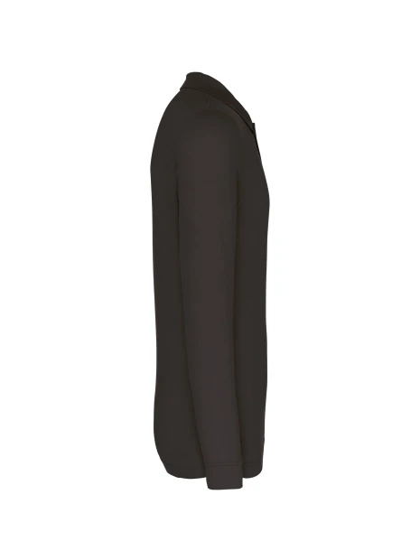 KARIBAN Polo piqué manches longues homme /api/colors/3664e9be-231a-44a8-bacd-707b001b474c personnalisable