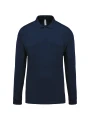 KARIBAN Polo piqué manches longues homme /api/colors/b68891a9-1d28-4f7a-8deb-775c45027afd personnalisable