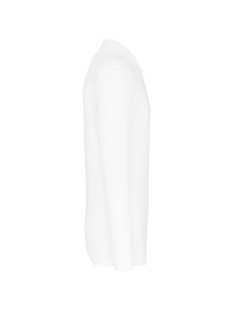 KARIBAN Polo piqué manches longues homme /api/colors/7a92cd2d-10d2-40b4-928b-296bb7487506 personnalisable