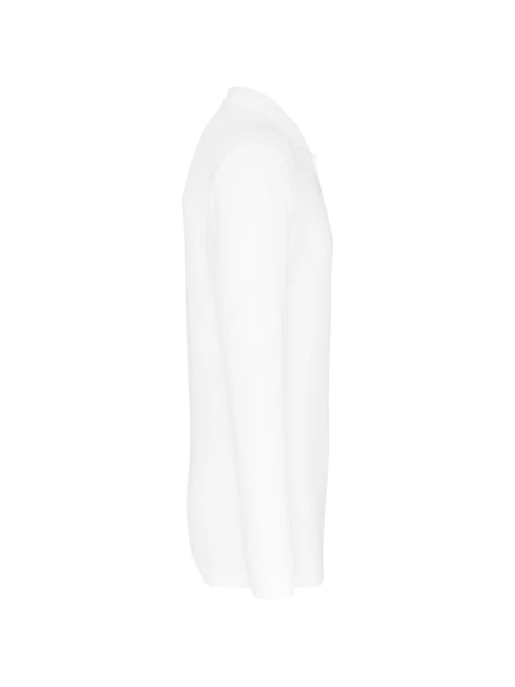KARIBAN Polo piqué manches longues homme /api/colors/7a92cd2d-10d2-40b4-928b-296bb7487506 personnalisable