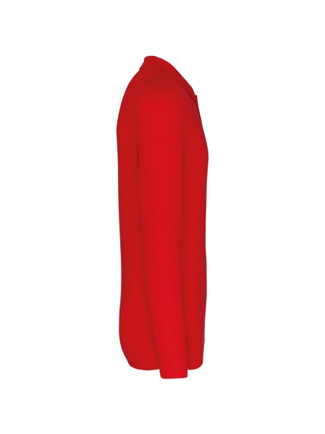 KARIBAN Polo piqué manches longues homme /api/colors/c953313a-9c9d-493b-934e-ddcf8fada2ae personnalisable