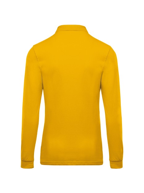 KARIBAN Polo piqué manches longues homme /api/colors/ea0c172c-722e-46fc-acb7-2617a4097874 personnalisable