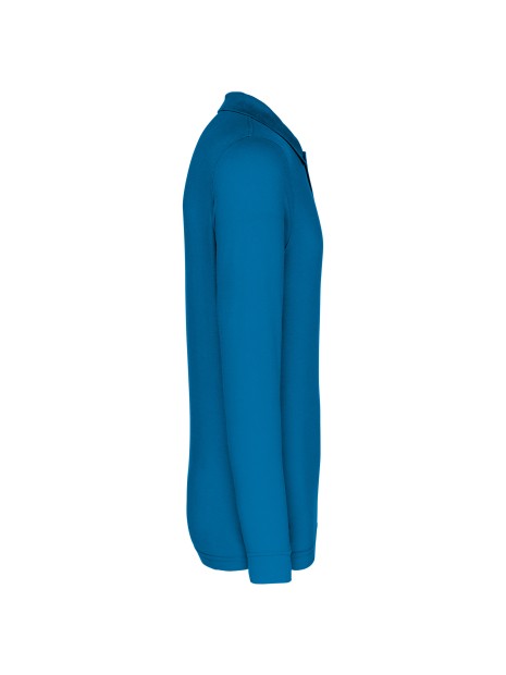 KARIBAN Polo piqué manches longues homme /api/colors/3848809b-00f3-4a7f-8b57-fc0187a98ade personnalisable