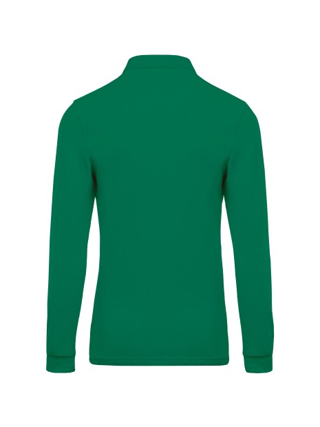 KARIBAN Polo piqué manches longues homme /api/colors/8e228bbe-4407-4cbc-b57b-e0b7f7e9d211 personnalisable