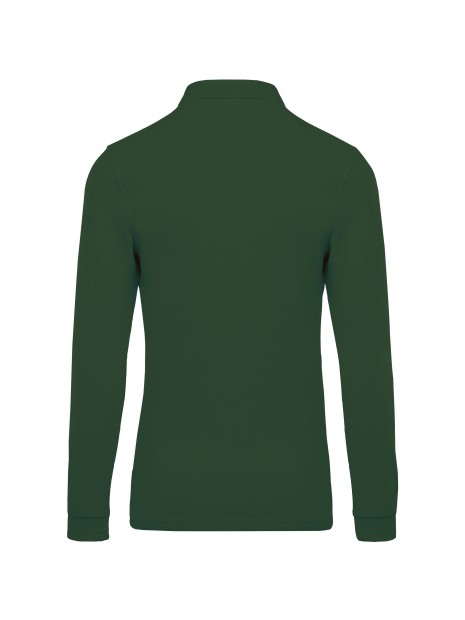 KARIBAN Polo piqué manches longues homme /api/colors/04ff5422-733a-4283-80b4-be8cd0eba314 personnalisable