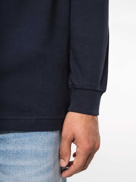 Polos à personnaliser KARIBAN Polo piqué manches longues homme 