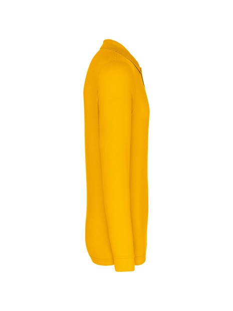 KARIBAN Polo piqué manches longues homme /api/colors/ea0c172c-722e-46fc-acb7-2617a4097874 personnalisable